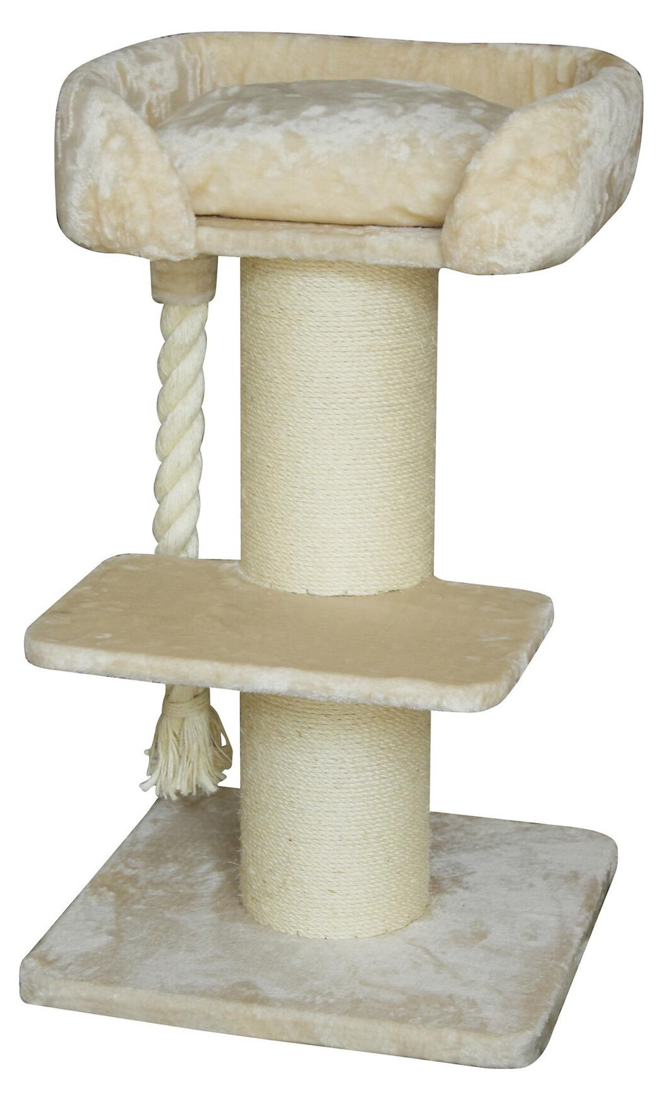 Ak For Pets Krabpaal Ruffles Cream B/D/H: 60 x 60 x 115 cm