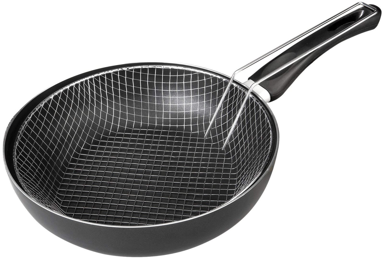 Dripio Friteuse met mand, 26 cm, aluminium met anti-aanbaklaag, geschikt voor inductie
