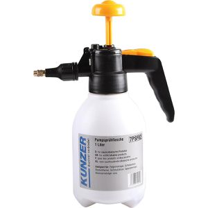 Kunzer Drucksprüher Pumpsprühflasche, 1 Liter, Handsprüher, mit verstellbarer Düse, 3 bar