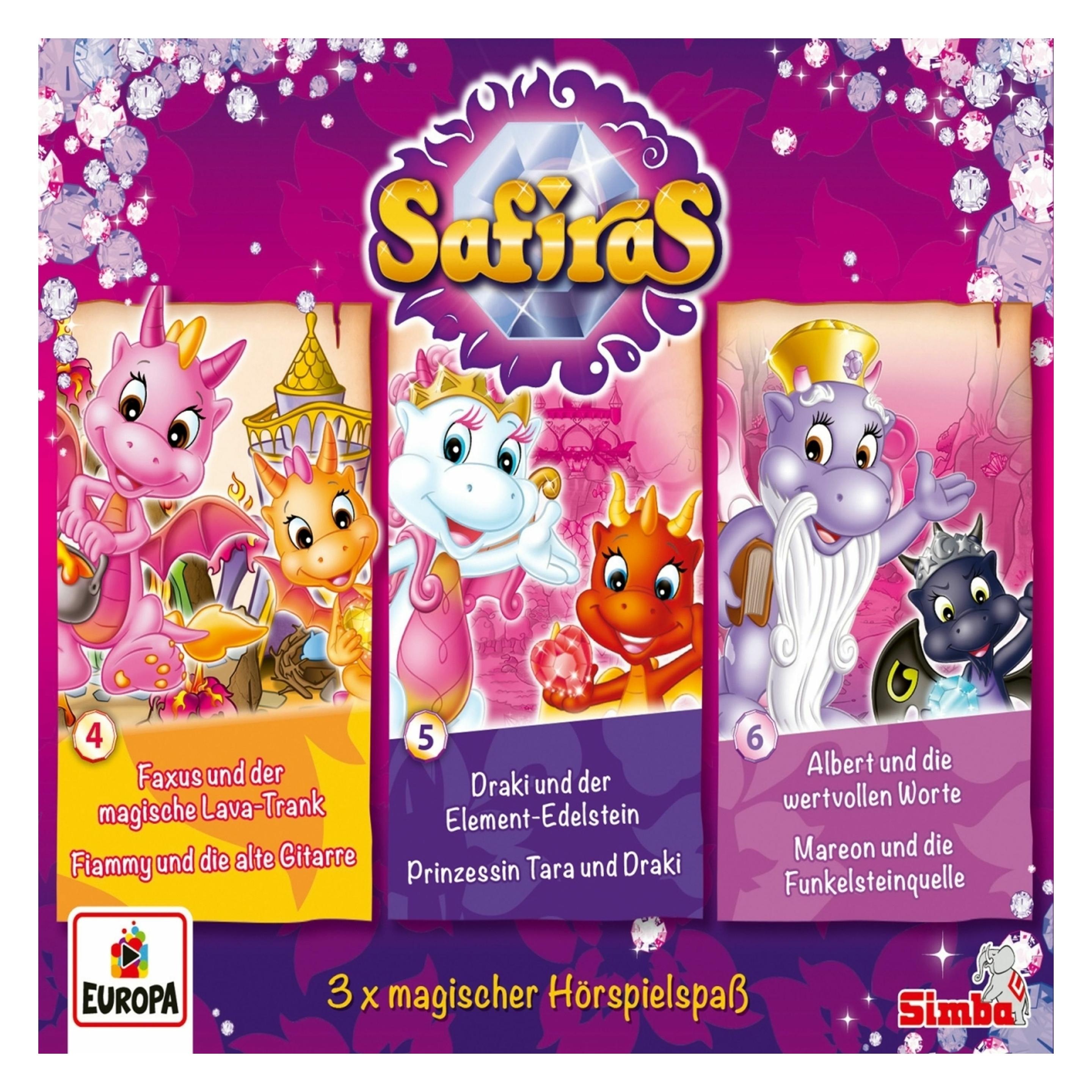 Europa Safiras - 002/3er Box - Drachenbox (Folgen 4 / 5 / 6) (Safiras, Deutsch) (75852072)