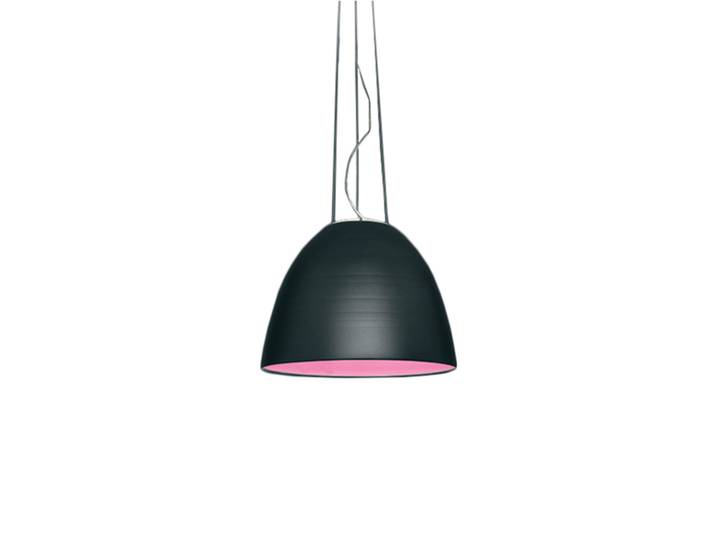 ARTEMIDE lampe à suspension NUR MINI (gris anthracite avec filtre couleur - Aluminium, Verre)