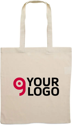 COTTONEL + Shopper Cotone Bio 140g OEKO-TEX® Manici Lunghi 38x42 Personalizzate o neutre