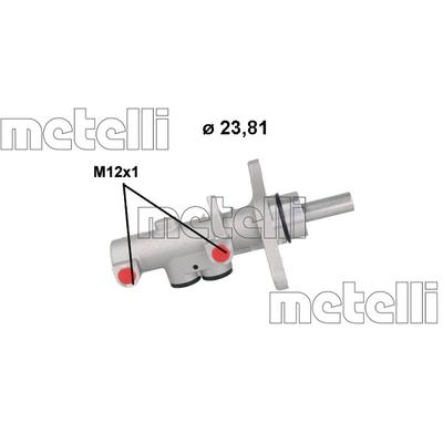 METELLI Hauptbremszylinder 05-1200 für VW