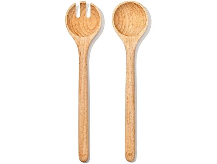 Salatbesteck Oxo braun Holz T 7.7 cm Set - Salatbesteck