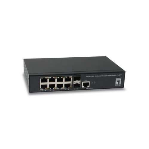 LevelOne GEL-1061 KILBY 10-Port-L2-Gigabit Switch