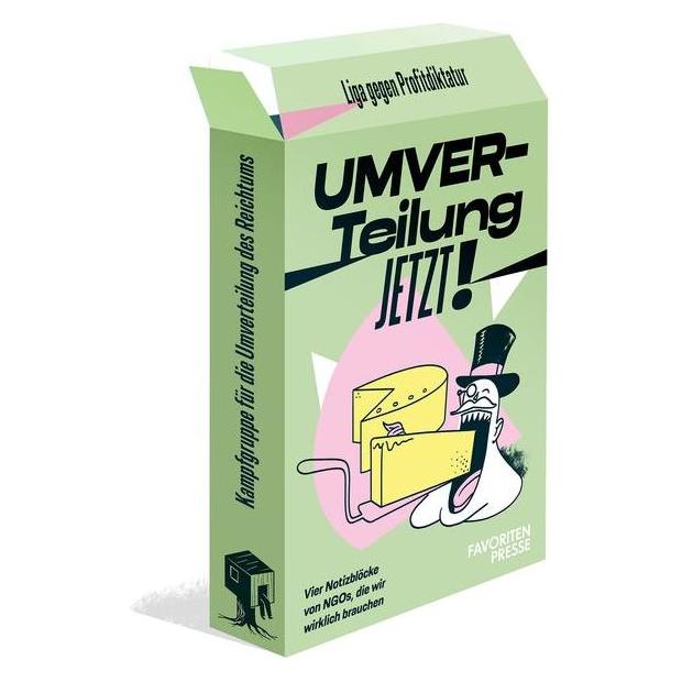 Favoritenpresse Notizblock-Set - Umverteilung jetzt (72129638)
