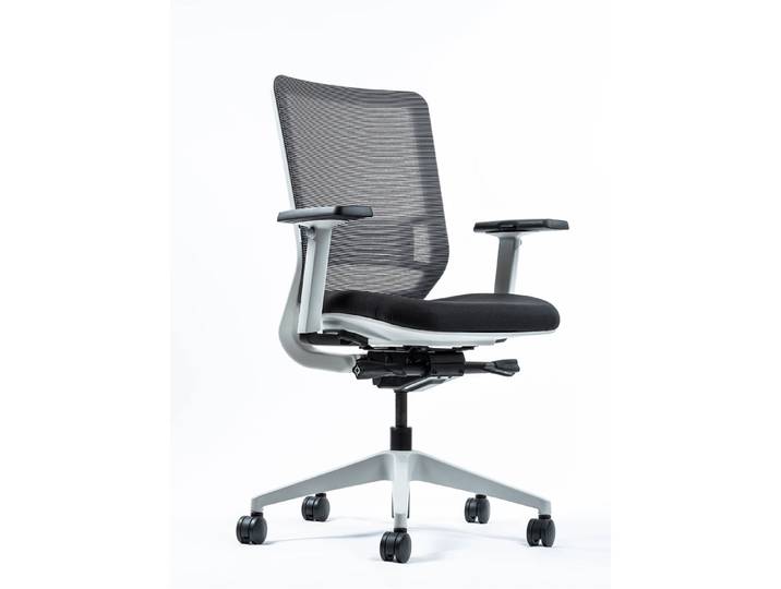 Ergonomic office chair - Yaasa Chair Classic, White - Adjustable to ergonomic needs
