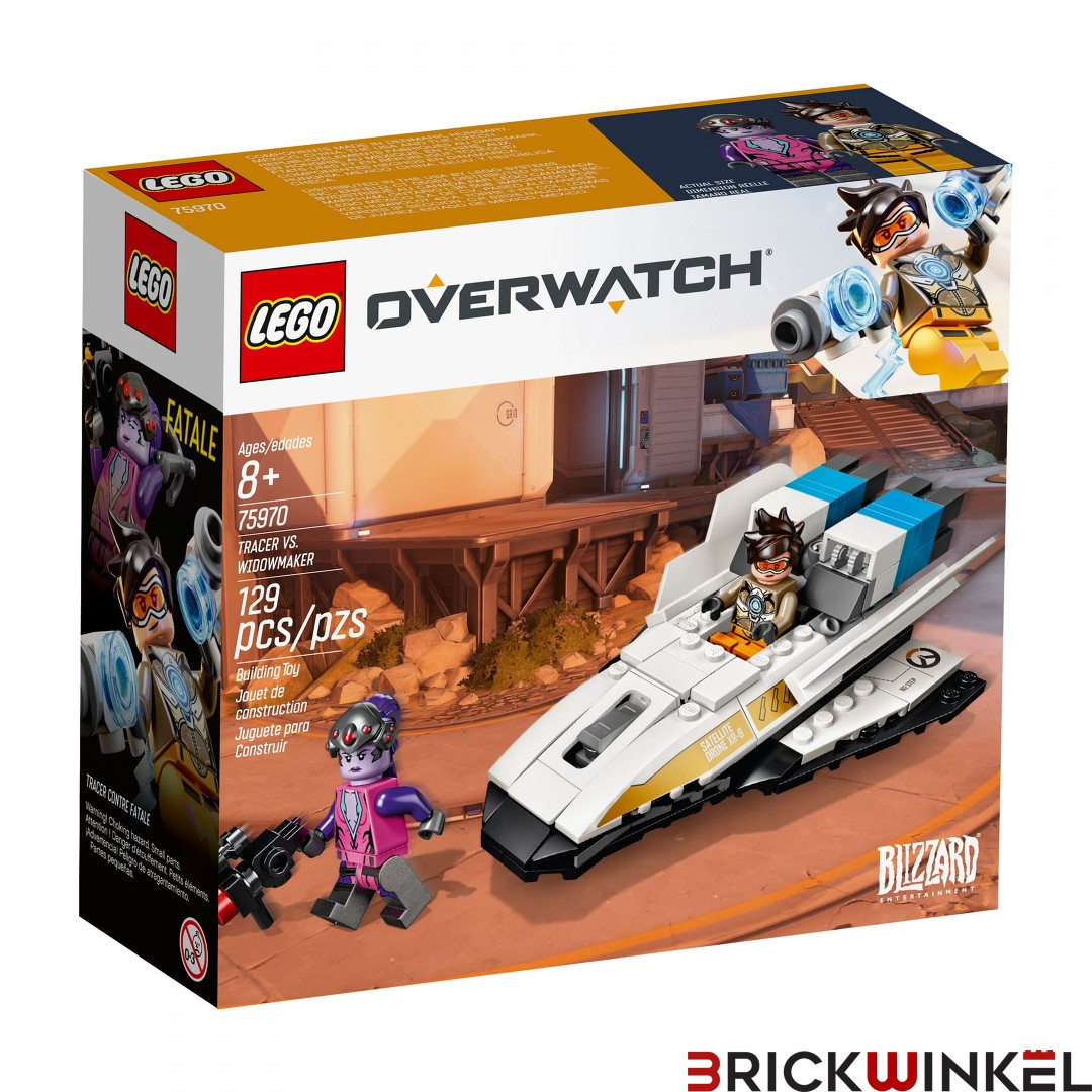 LEGO Overwatch Tracer versus Widowmaker 75970