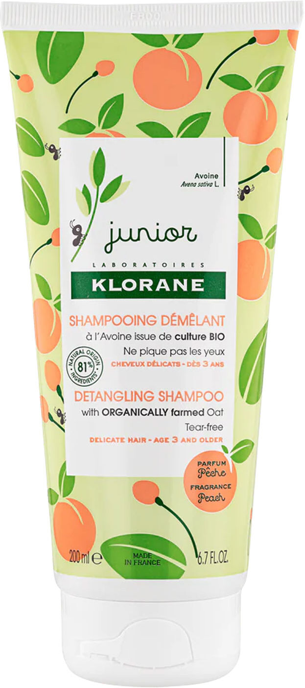 KLORANE Junior Detangling Shampoo With Peach