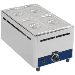 Virtus Gas-Bainmarie, Tischmodell, 1 Becken GN H=150 mm - LPG (BM11G)