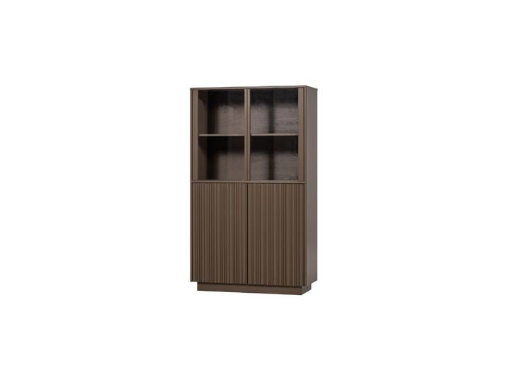 Vitrine basse pin Truffle Brown NOVA