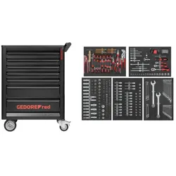 GEDORE R22071005 Werkzeugsatz im Werkstattwagen GEDMaster 273-tlg