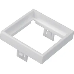 Hager GBMAR5045 Adapterrahmen von Rastec 50x50mm auf Rastec 45x45mm aus Polyamid weiß