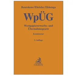 Wertpapiererwerbs- und Übernahmegesetz, Fachbücher von Ulrich Ehricke
