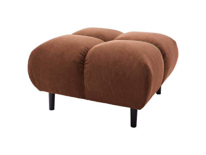 Pure Home Lifestyle Hocker, Rost, Holz, Buche, quadratisch, 73x41x73 cm, Fußauswahl, Wohnzimmer, Hocker, Sitzhocker