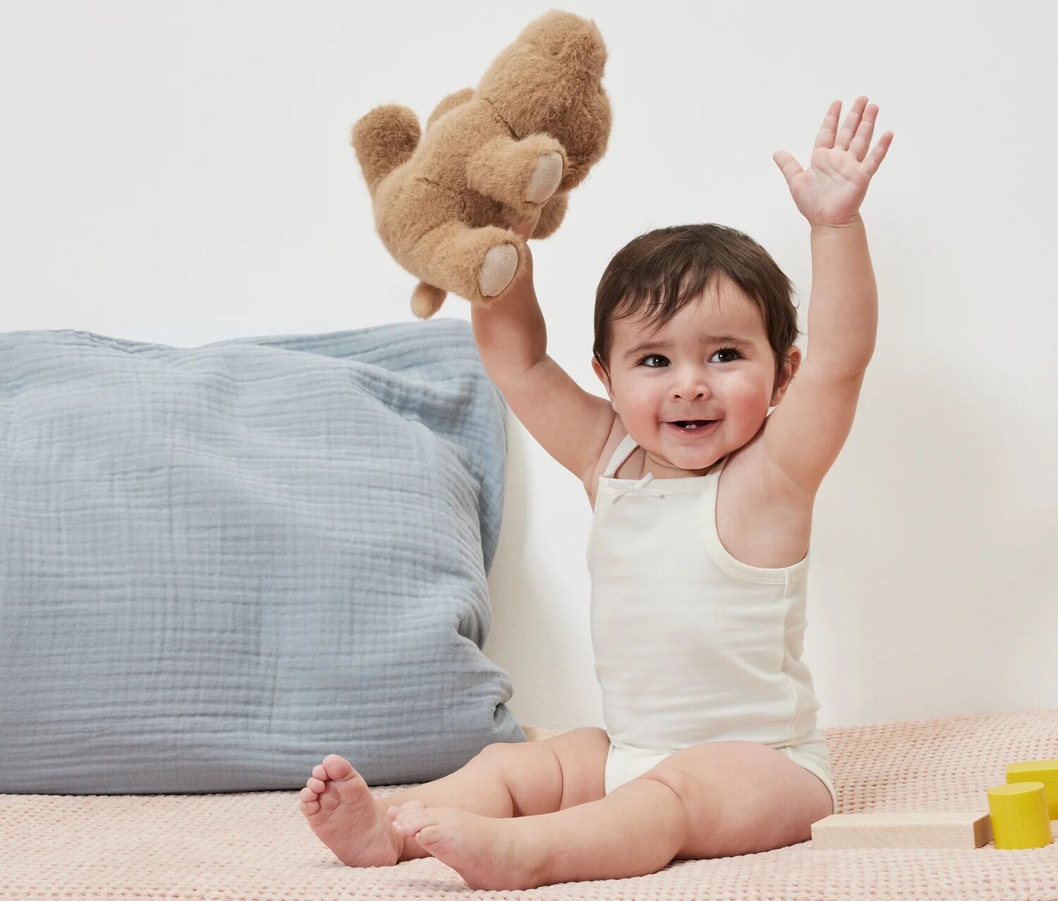 Tchibo - 5 Baby-Bodys - Baby - Gr. 50/56 - creme