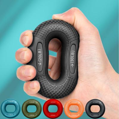 Healfit Counter Hand Muscle Strengthener Ring, Silicone Finger Gripper, Wrist Finger Trainer For Exercise blue