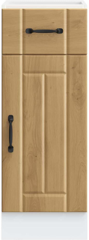 17 Stories Kitchen Base Cabinet Lucca Engineered Wood 30cm W X 81.5cm H X 46cm D