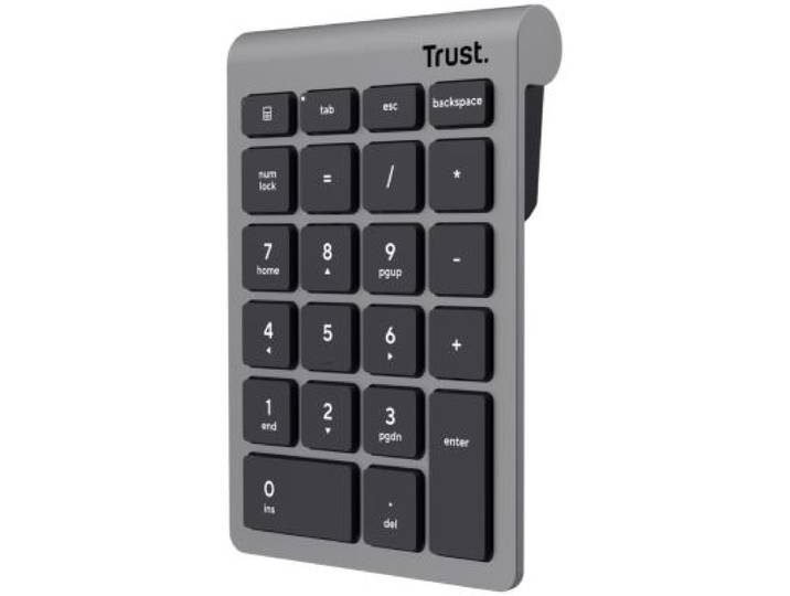 Trust - Pavé Numérique Sans Fil En Aluminium