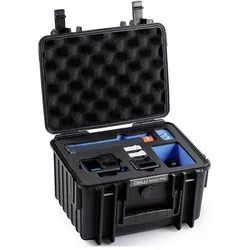 B&W International Action.case PP.66 für GoPro Hero 9-13, Action Cam Zubehör, Schwarz