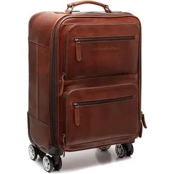 The Chesterfield Brand San Marino 4 Rollen Kabinentrolley 47 cm, Koffer, Braun