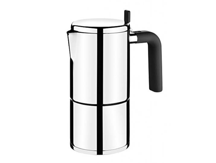 BRA 170403 Bra Bali Italiaans koffiezetapparaat voor 10 kopjes, roestvrij staal