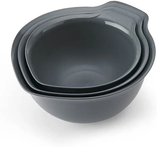 KitchenAid 3 Piece Nesting Mixing Bowl Set Charcoal Grey