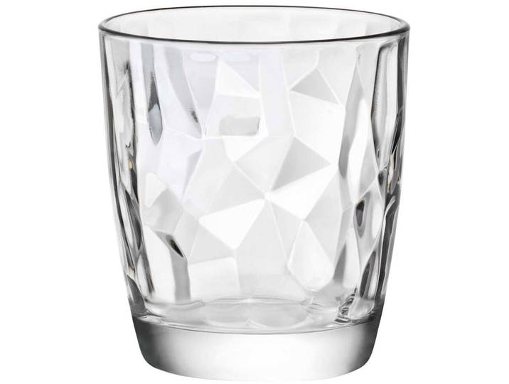 Trinkglas Diamond transparent Glas H 9.1 cm 0.3 l - Trinkglas