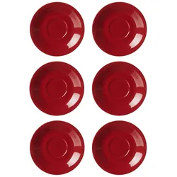 Ritzenhoff & Breker Jumbountertassen Doppio, Untertasse, Rot