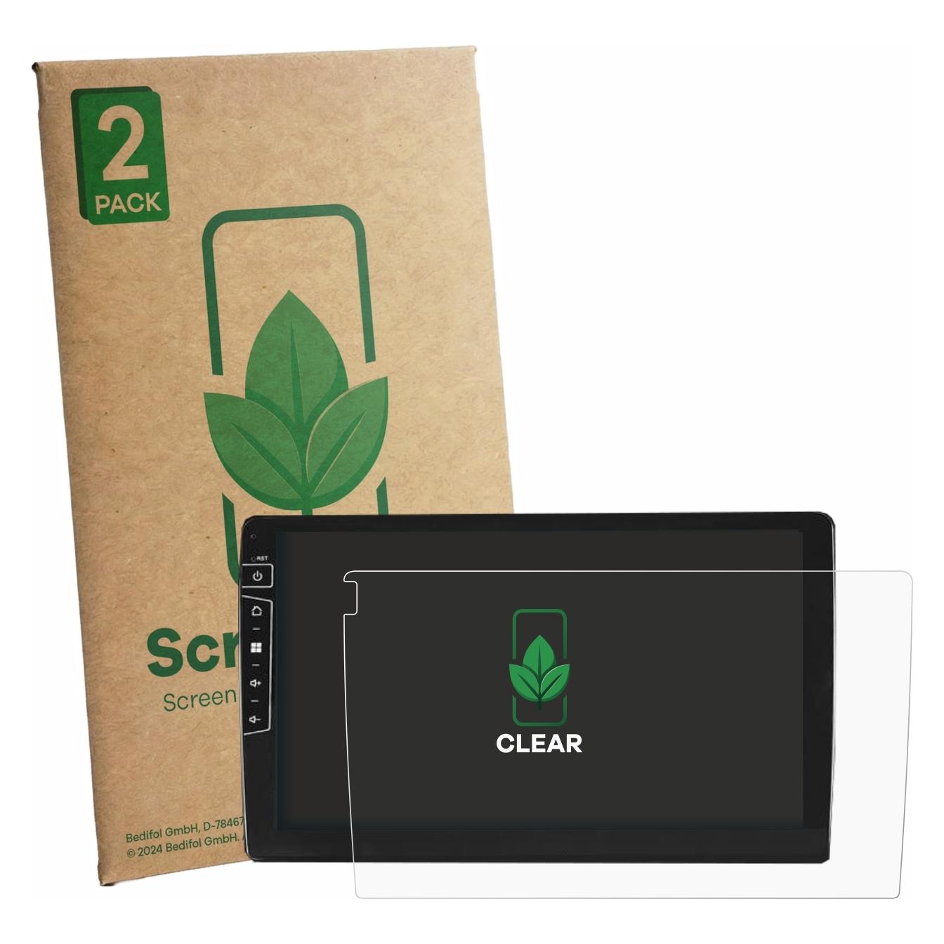 ScreenLeaf Schutzfolie für Dynavin D9-3B Premium Flex 10.1" Displayschutz Display Schutz Folie Klar (6164064)