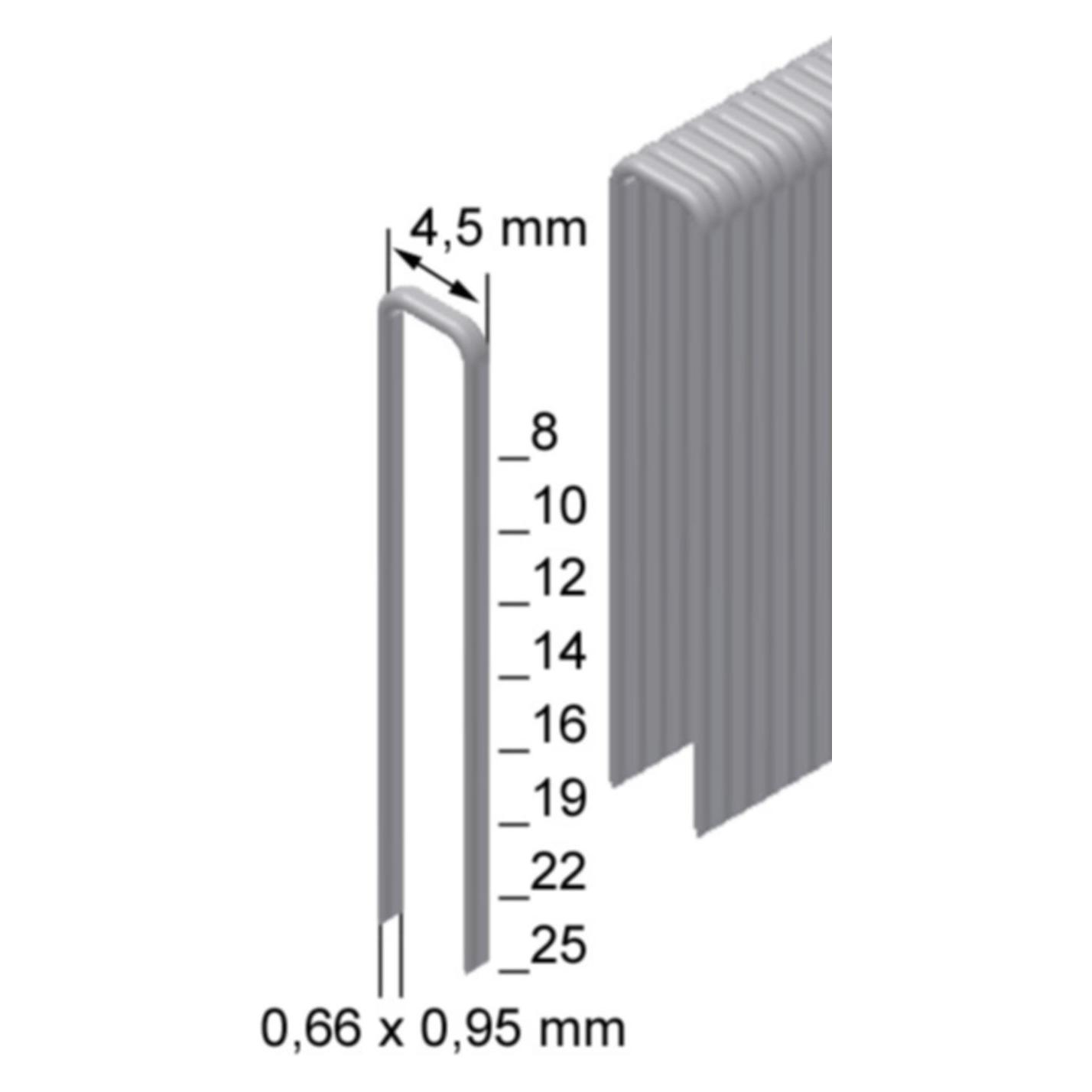 Prebena Heftklammern verzinkt19 mm (O-19 CNK)