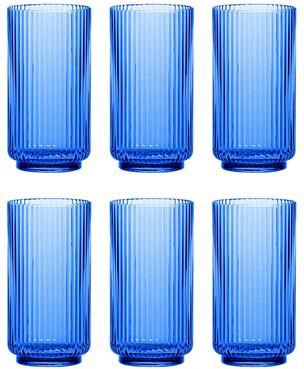 Abode Homewares Mesa Acrylic Drinking Glass - 22 oz - Set of 6