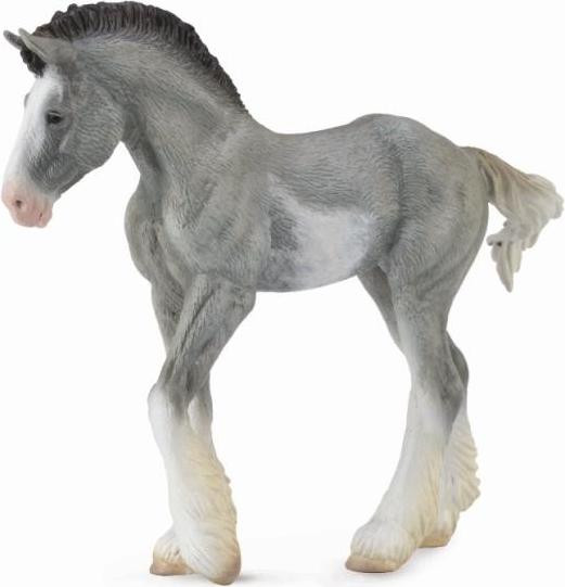 Collecta Clydesdale veulen figuur blauw roan