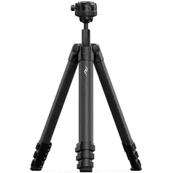 Peak Design Pro Tall Tripod - Black (Carbon, Kunststoff, Metall), Stativ, Schwarz
