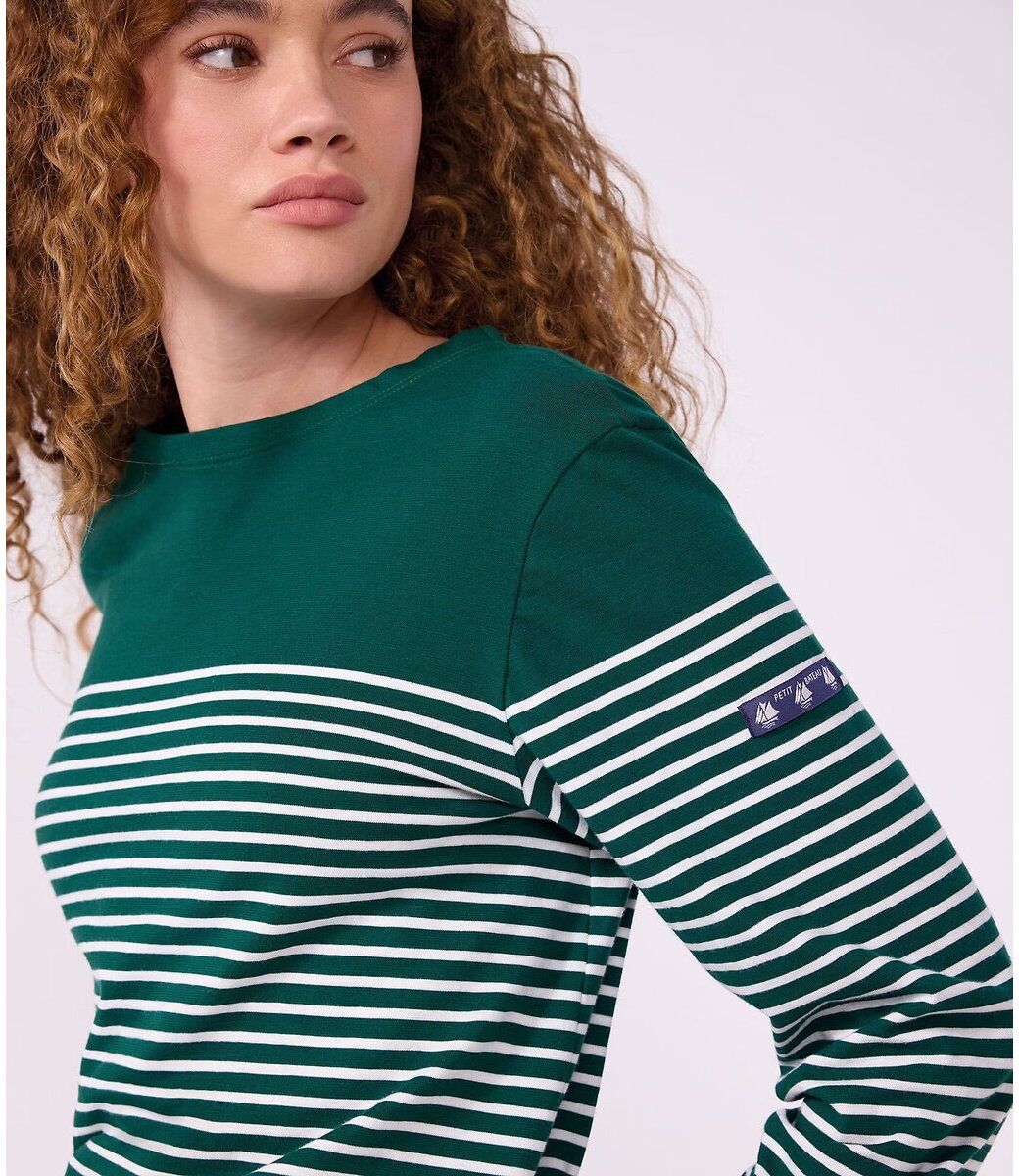 PETIT BATEAU T-shirt rayé, manches longues