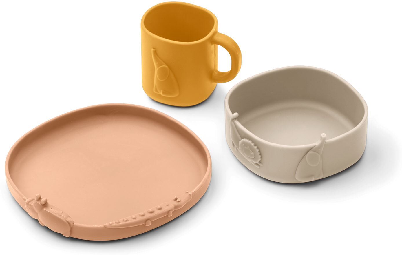 Liewood Set Comida Unisex Rosa -- Unisex