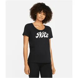 Nike, Damen, Sportshirt, DF-T-Stück FD2986 010 (S), Weiss, Schwarz
