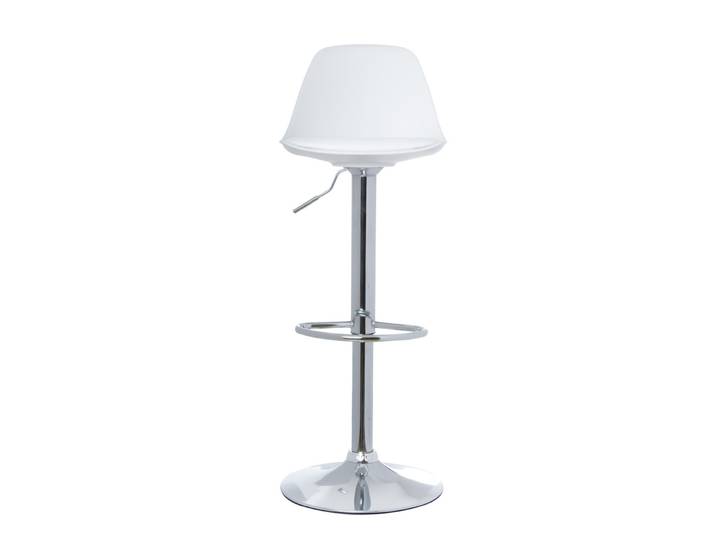 Paperflow Tabouret à hauteur réglable Bobba - Blanc - Lot de 2