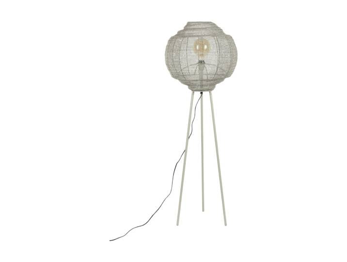 Lampadaire en fer gris