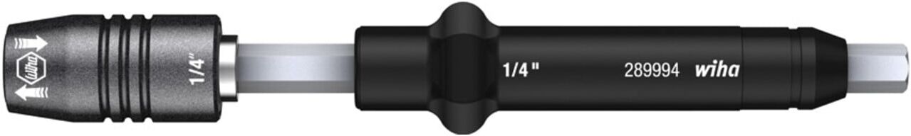 Wiha Bithalter für Drehmoment-Schraubendreher mit Quergriff 1/4 mm x 125 mm (28758)