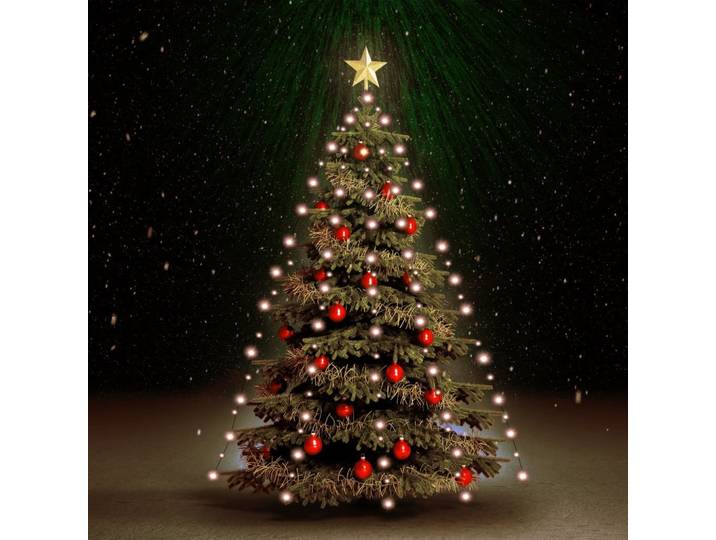Vidaxl Weihnachtsbaumbeleuchtung mit 210 LEDs Net 210 cm