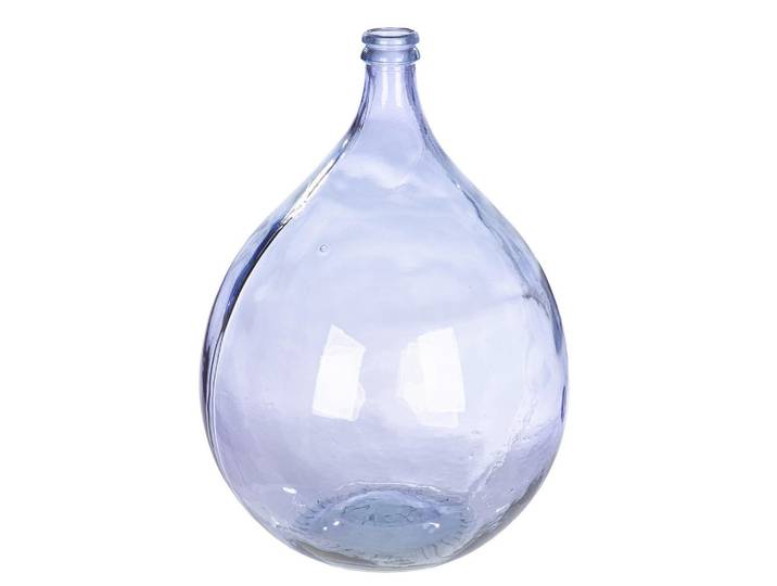 Bodenvase Cordoba, Flieder, Glas, rund, 55x40 cm, auch für frische Blumen geeignet, Dekoration, Vasen, Glasvasen