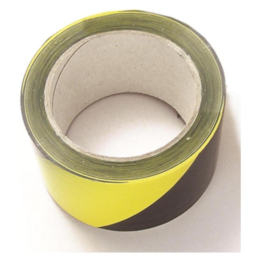 Pösamo Absperrband 60 mm x 66 m gelb-schwarz selbstklebend (2400100001)