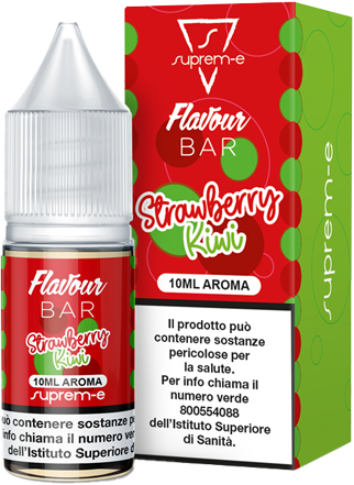 Suprem-e Strawberry Kiwi Flavour Bar Aroma Concentrato 10ml Fragola Kiwi Ghiaccio