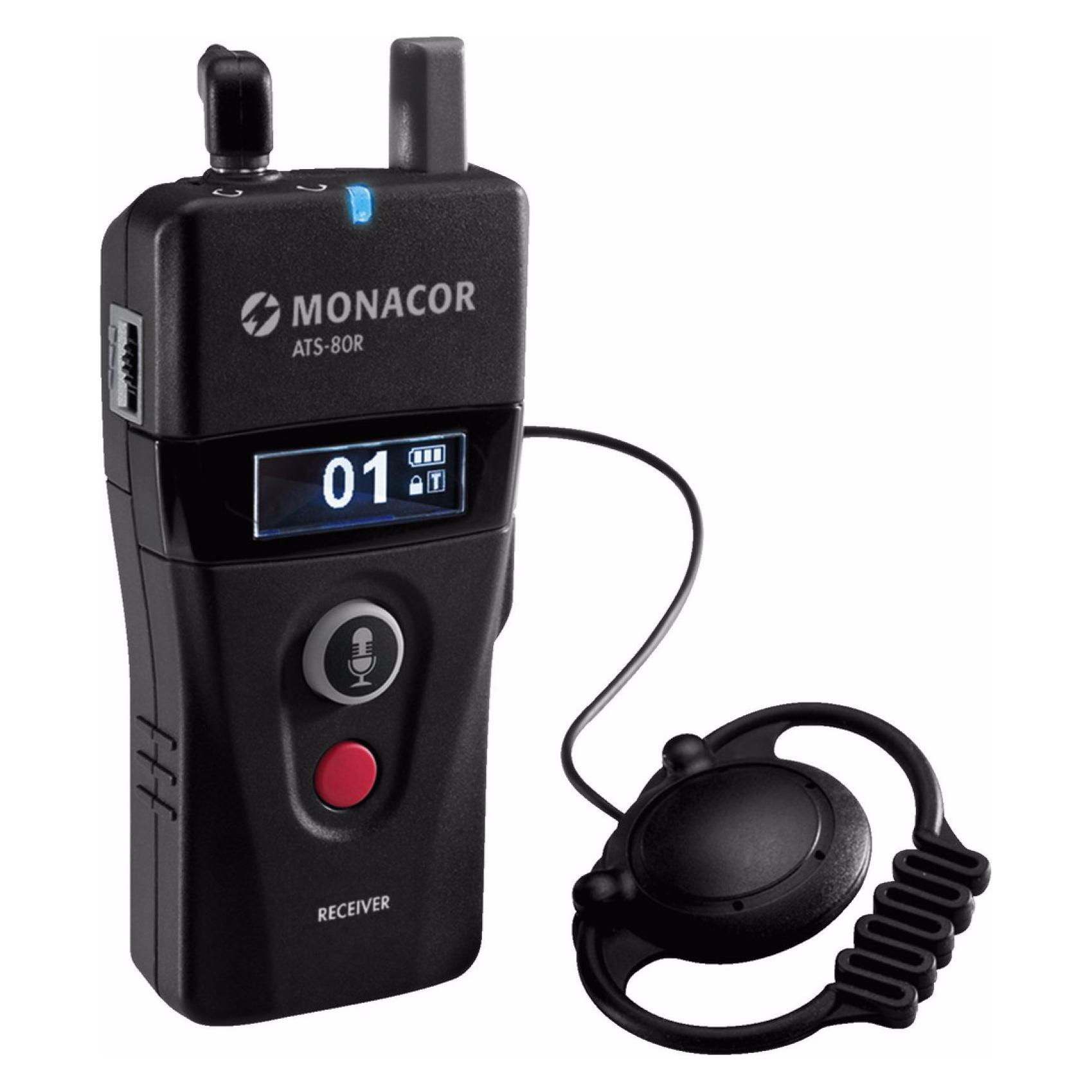Monacor Empfaenger, Digital,42K, 823-832 und 863-865 MHz (ATS-80R)