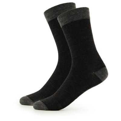 Alpacasocks&Co - Merino Lifestyle - Merinosocken 45-48 | EU 45-48 schwarz