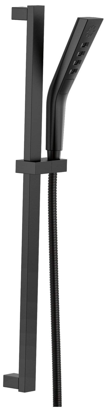 Dripio Handdouche met glijstang, 3 standen, H2Okinetic technologie, matzwart