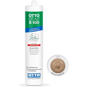 Otto-Chemie Silikon OTTOSEAL S100, bahamabeige, Sanitär, Innen- und Außenbereich, 300ml
