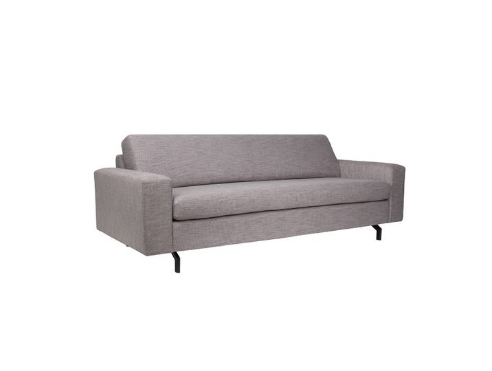 2-Sitzer Loungesofa Zuiver Jean, 204.0 x 90.0 cm, Grau, Neu, Eleganz & Komfort - Ideal für entspannte Stunden