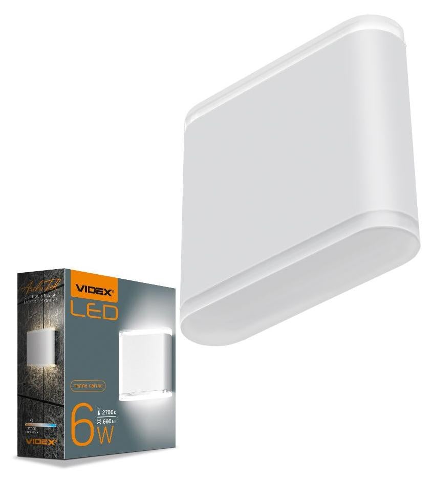 Videx Dubbele LED Wandlamp Wit